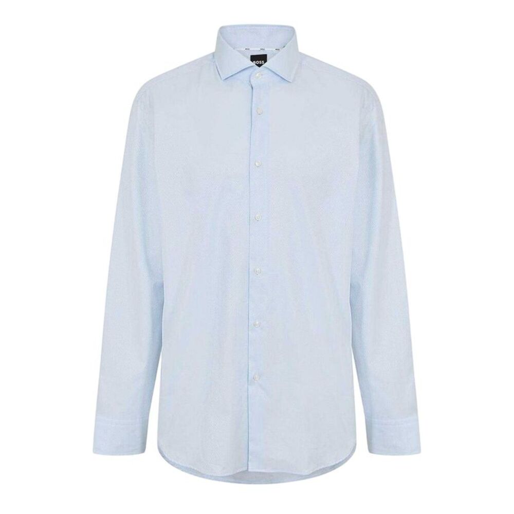 Boss Mens Joe Spread Collar Shirt / Light Blue